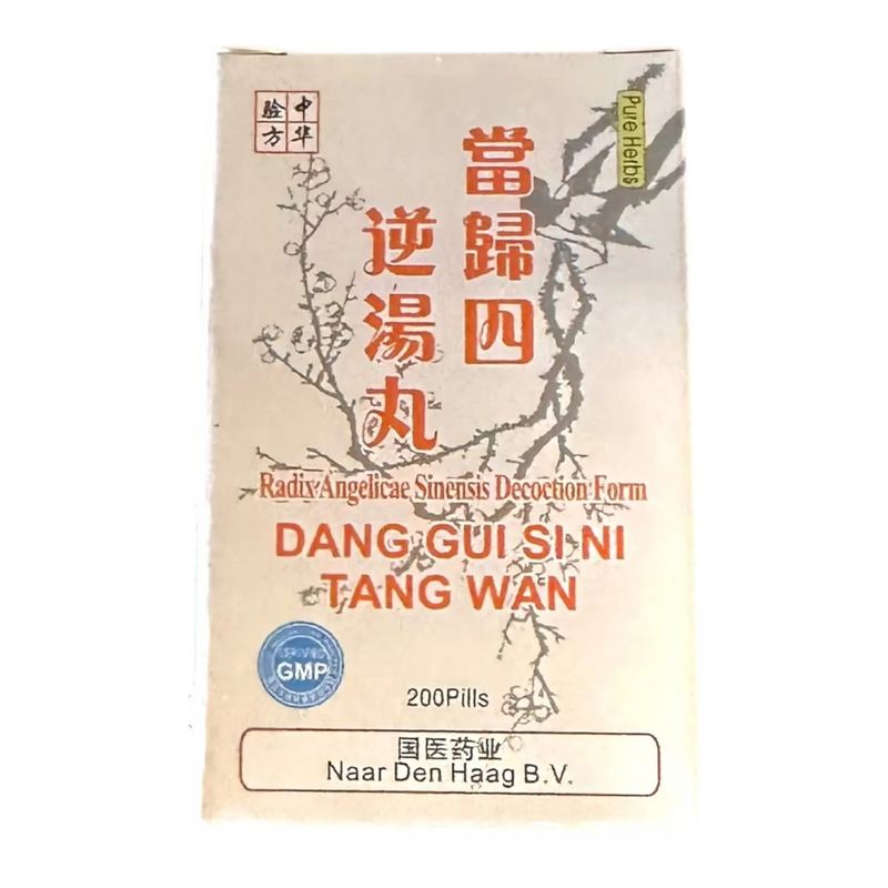 Mijn winkel Dang Gui Si Ni Tang Wan herbal supplement box for cold hands and feet circulation support