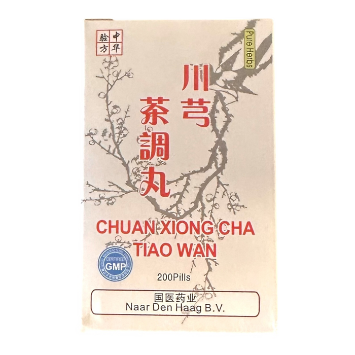 Chuan Xiong Cha Tiao Wan Natuurlijke oplossing voor hoofdpijn en spanning